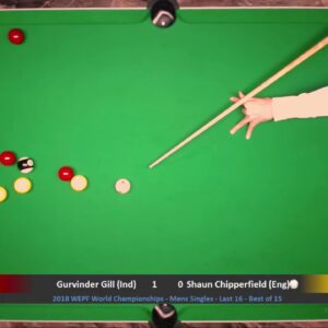 2018 WEPF MENS LAST 16 G GILL V S CHIPPERFIELD