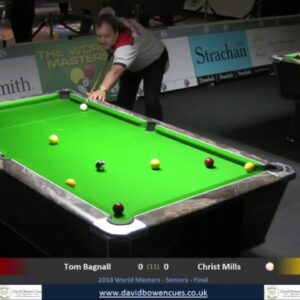 2018 WEPF MASTERS SENIORS FINAL T BAGNALL V C MILLS