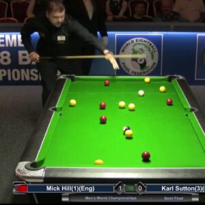 2019 WEPF MENS SEMI FINAL M HILL V K SUTTON