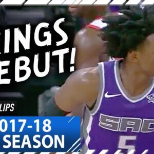 De'Aaron Fox Full Highlights vs Rockets (2017.10.18) - 14 Pts, 5 Ast, NASTY NBA DEBUT!