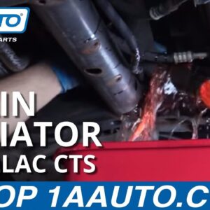 How to Drain, Fill and Bleed Radiator 03-07 Cadillac CTS