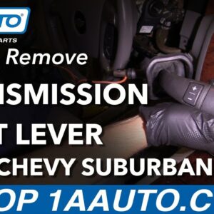 How to Remove Automatic Transmission Shift Lever 07-14 Chevrolet Suburban