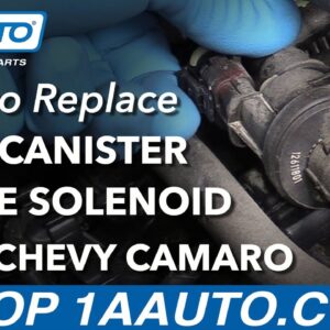 How to Replace Vapor Canister Purge Solenoid Valve V6 3.6L 10-11 Chevy Camaro