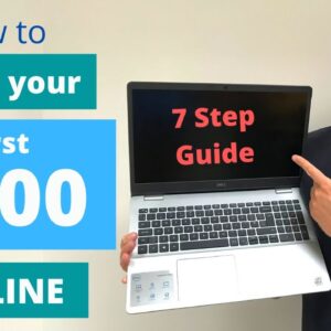 How to make money online as a beginner | 7 steps to earning your first £100 online | UK