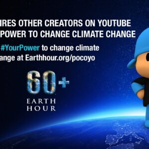 Pocoyo joins other YouTube creators to change climate change | Earth Hour 2015 | CARTOONS for KIDS