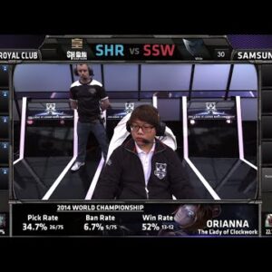 Samsung White vs Royal Club | Game 1 Grand Finals S4 Worlds LOL 2014 Playoffs | SSW vs SHRC G1 Full